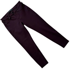 Liverpool Aubergine Ponte Skinny Pants